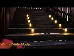 الشحن الشمسي مصابيح الحائط الخارجي RGB مصابيح الحائط الشمسي