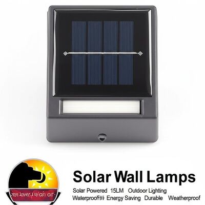 سعر جيد Toggle Switch ON OFF Solar Wall Lamps Solar Powered 15LM Outdoor Lighting Waterproof Energy Saving Durable Weatherproof الانترنت