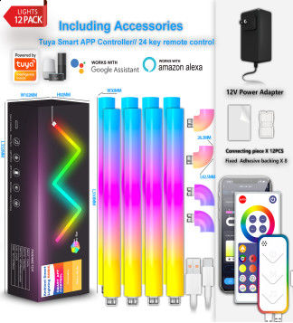 سعر جيد مصباح الحائط RGB 24 واط RGB اللاسلكي مصابيح الحائط LED RoHS الانترنت