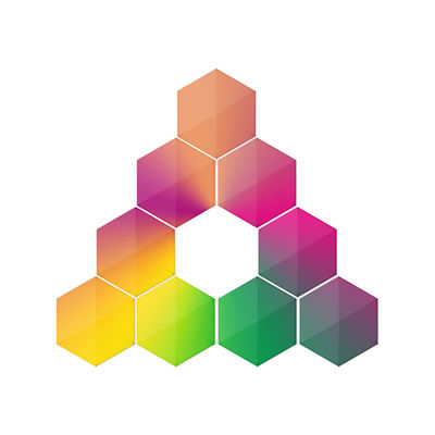 سعر جيد أجهزة الضوء ثلاثية القيادة ABS طاقة 10W أضواء RGB مثبتة على الحائط الانترنت