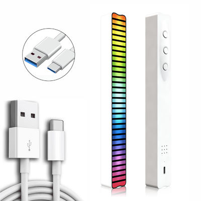 أجهزة الكمبيوتر المكتبية CE Atmosphere Light Music Sound RGBIC Pickup Rhythm Light