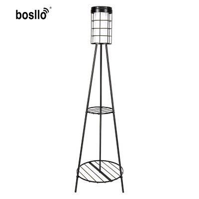 سعر جيد Retro Solar Lights Solar Floor Lights Solar Lantern With Plant Stand USB rechargeable الانترنت