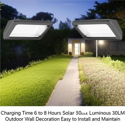 سعر جيد Charging Time 6 to 8 Hours Solar Wall Lamps with 30LM Luminous Flux Outdoor Wall Decoration Easy to Install and Maintain الانترنت
